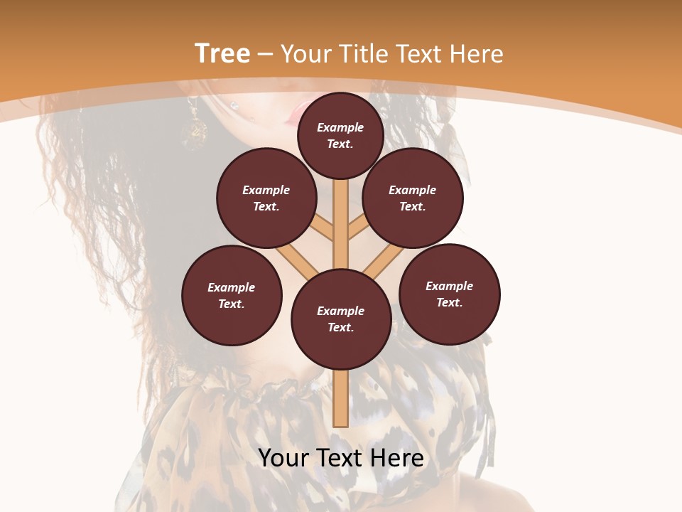 Alluring Woman Emotion PowerPoint Template