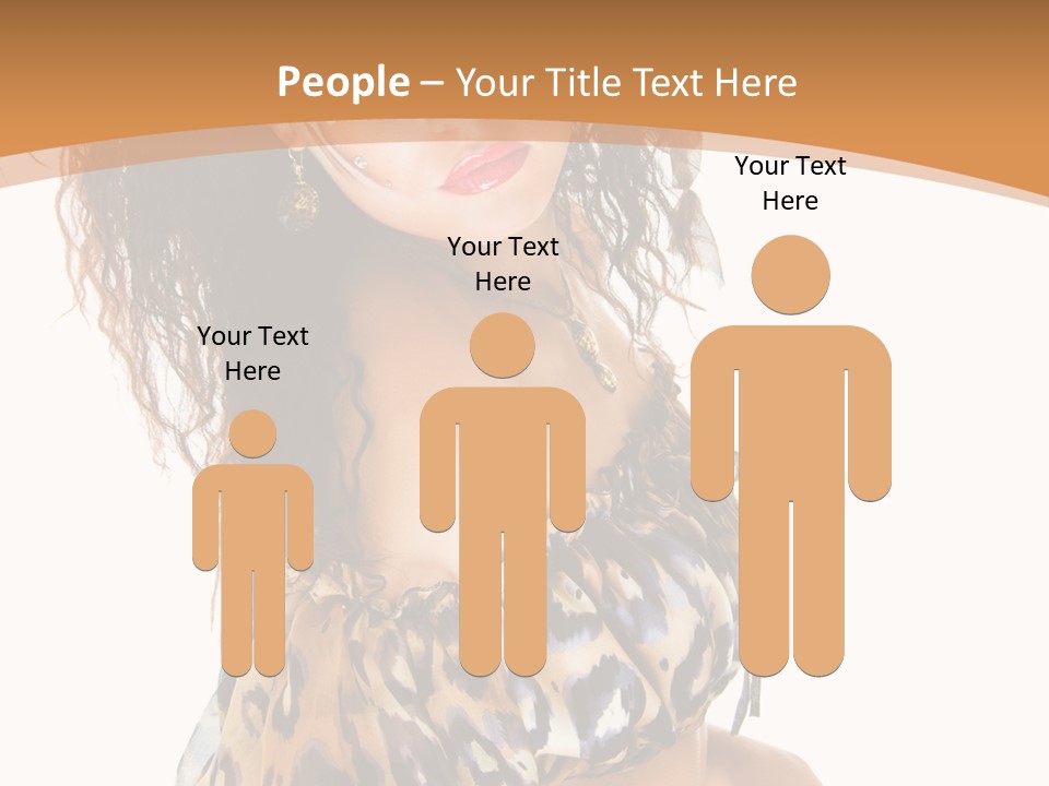 Alluring Woman Emotion PowerPoint Template