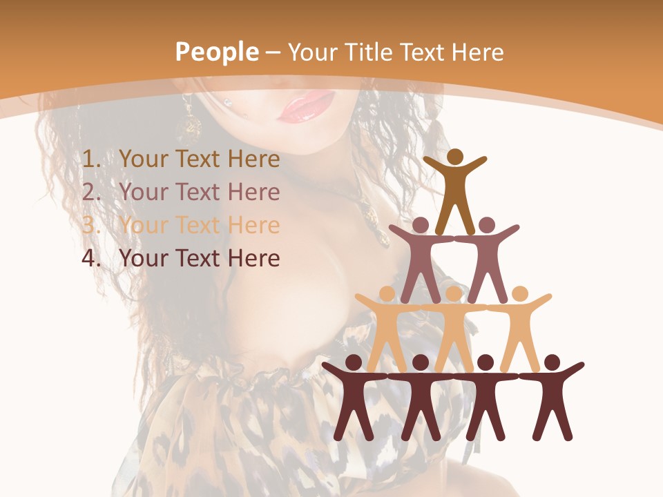 Alluring Woman Emotion PowerPoint Template