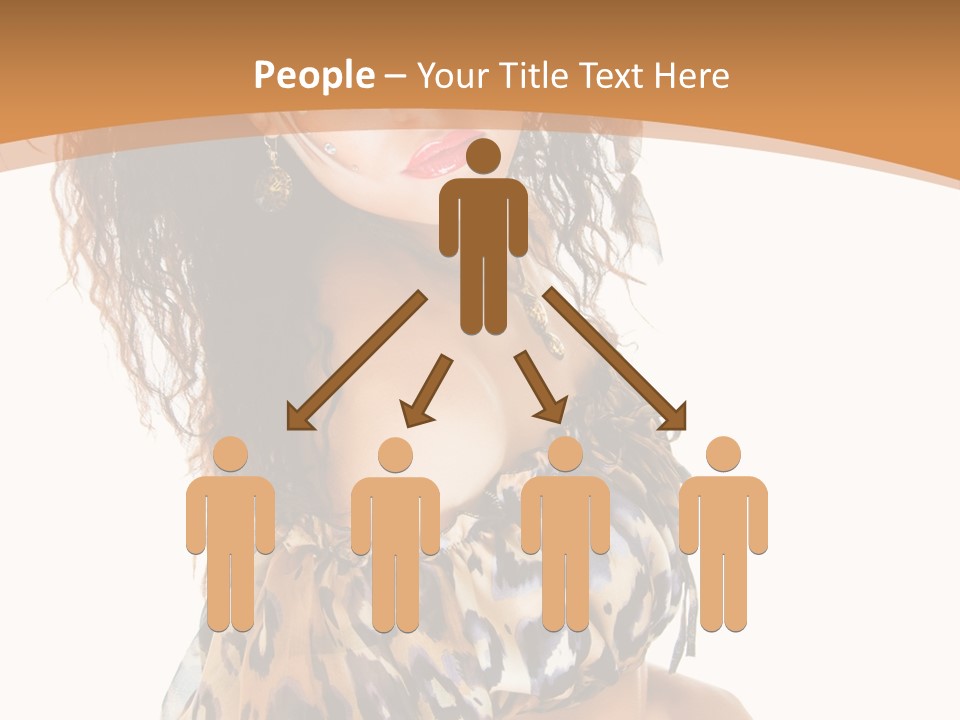 Alluring Woman Emotion PowerPoint Template