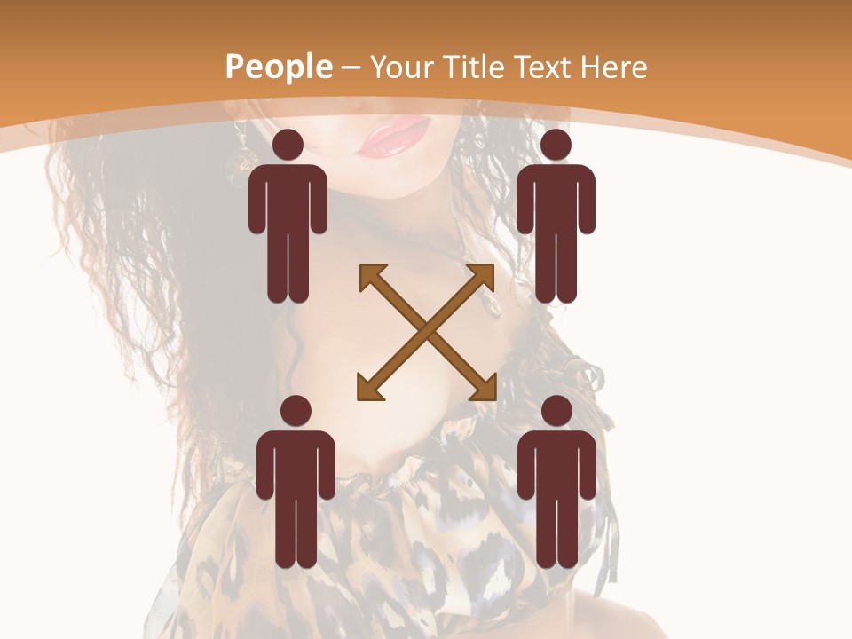 Alluring Woman Emotion PowerPoint Template