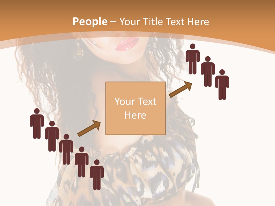 Alluring Woman Emotion PowerPoint Template