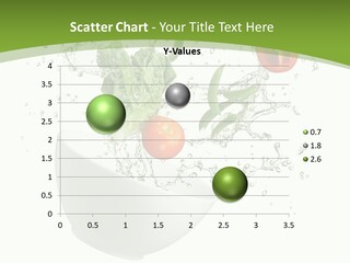 Spill Vegetable Lettuce PowerPoint Template