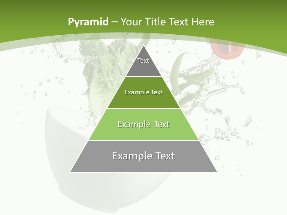 Spill Vegetable Lettuce PowerPoint Template