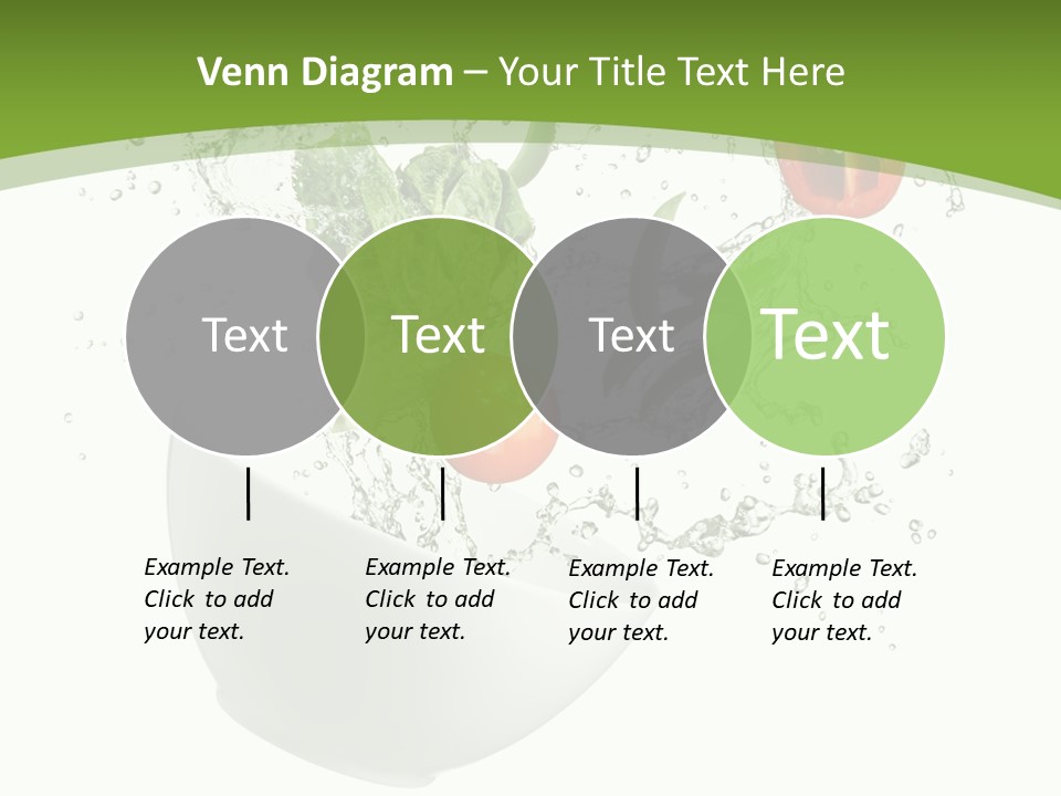 Spill Vegetable Lettuce PowerPoint Template