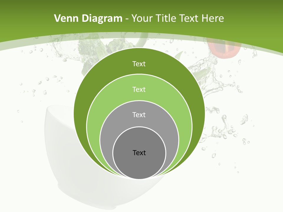 Spill Vegetable Lettuce PowerPoint Template