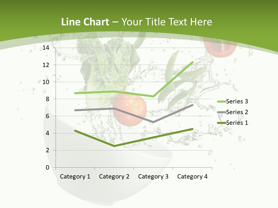 Spill Vegetable Lettuce PowerPoint Template