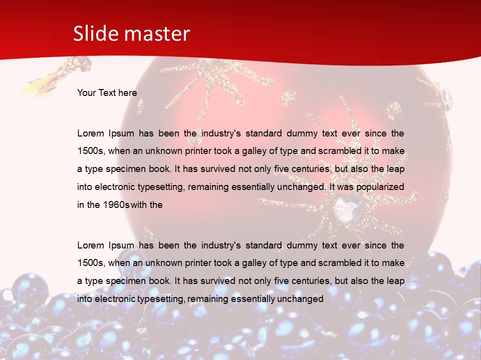 Holiday Decorating New Year PowerPoint Template