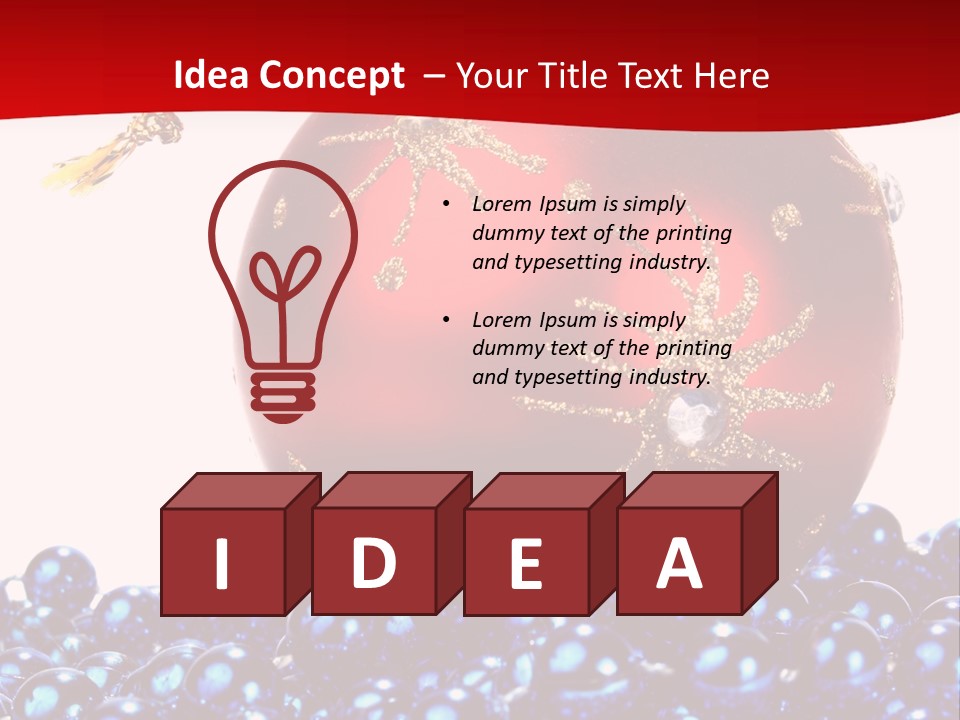 Holiday Decorating New Year PowerPoint Template
