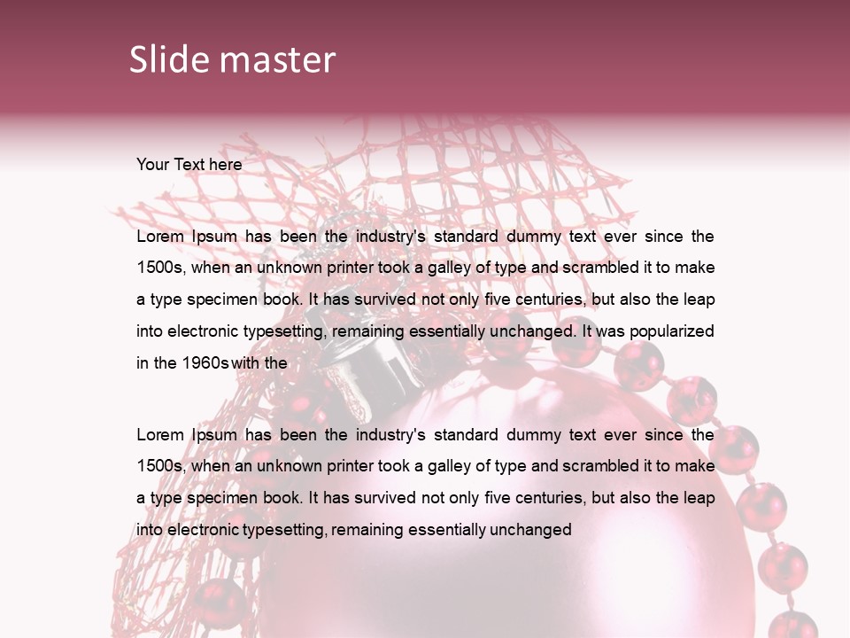 Full Meadow Glamour PowerPoint Template