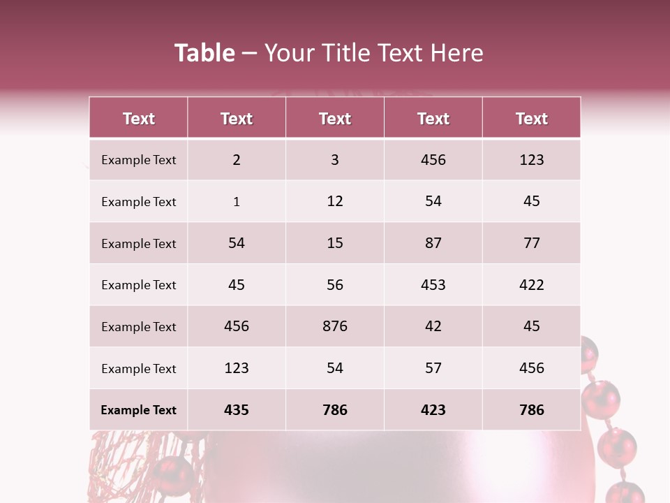 Full Meadow Glamour PowerPoint Template