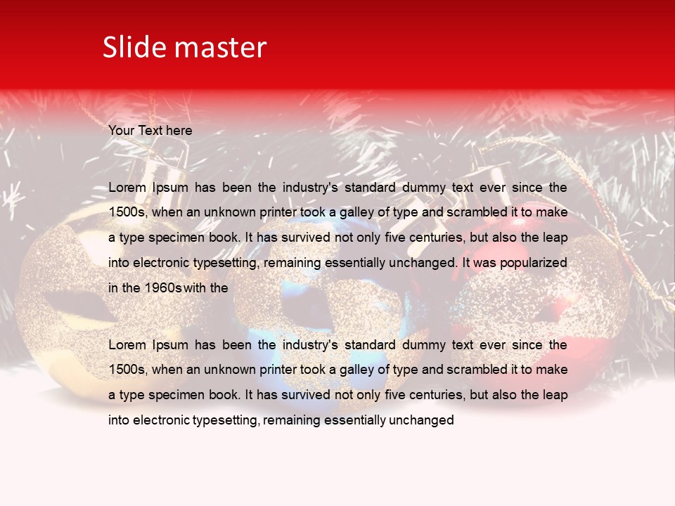 Celebration Design Symbol PowerPoint Template