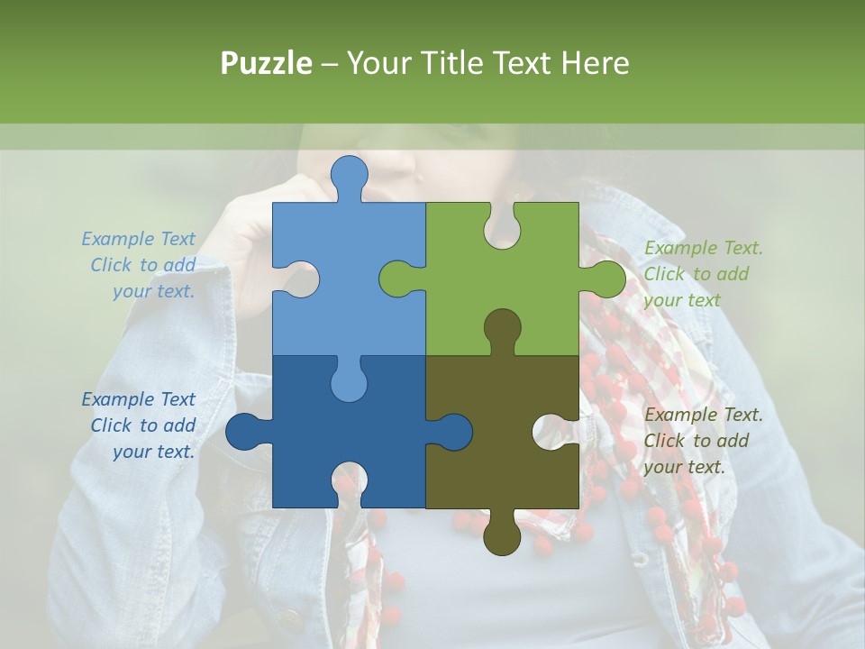 New Life Abdomen Resting PowerPoint Template