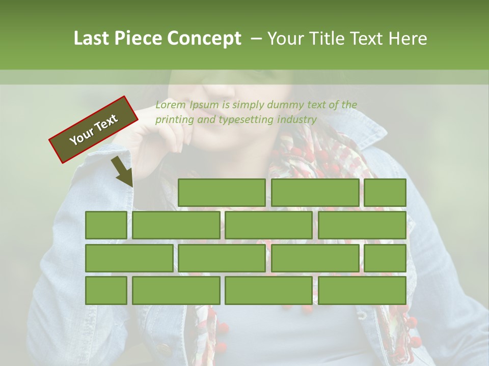 New Life Abdomen Resting PowerPoint Template