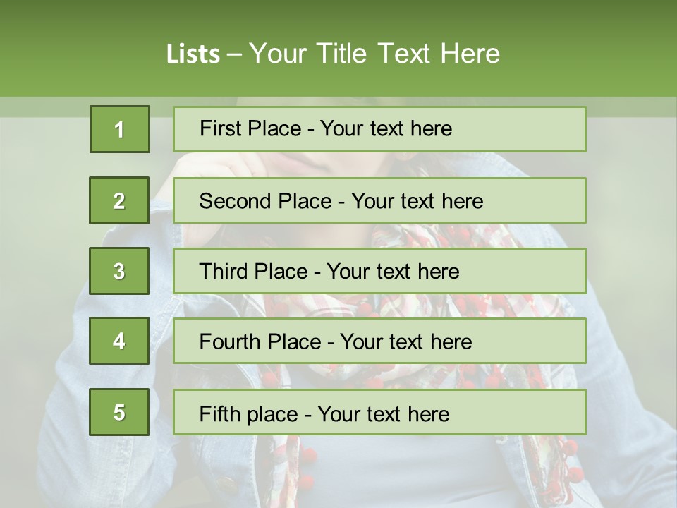 New Life Abdomen Resting PowerPoint Template