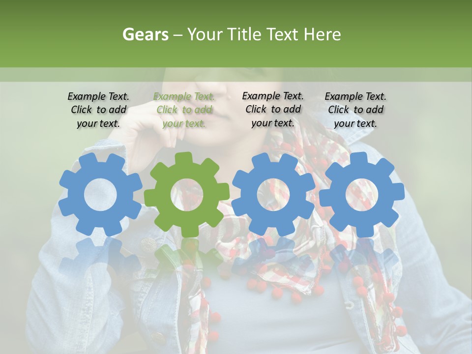 New Life Abdomen Resting PowerPoint Template