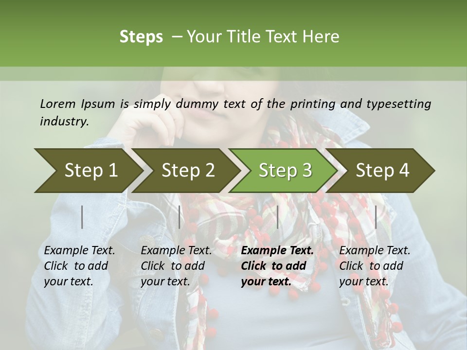 New Life Abdomen Resting PowerPoint Template