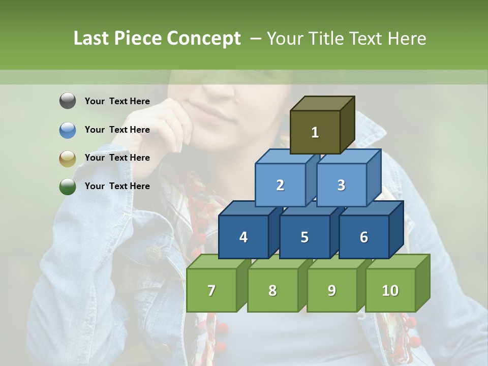 New Life Abdomen Resting PowerPoint Template