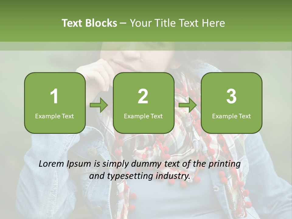 New Life Abdomen Resting PowerPoint Template