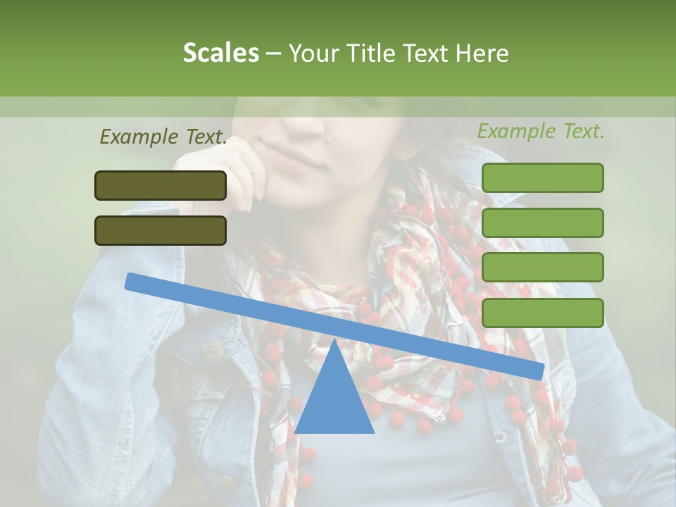 New Life Abdomen Resting PowerPoint Template