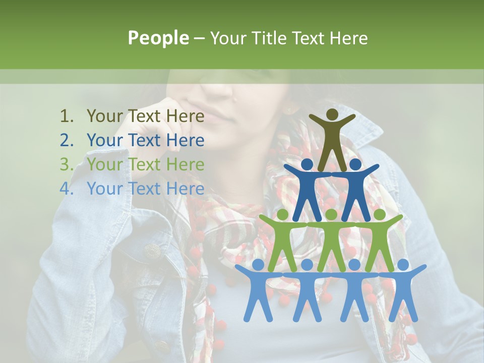 New Life Abdomen Resting PowerPoint Template