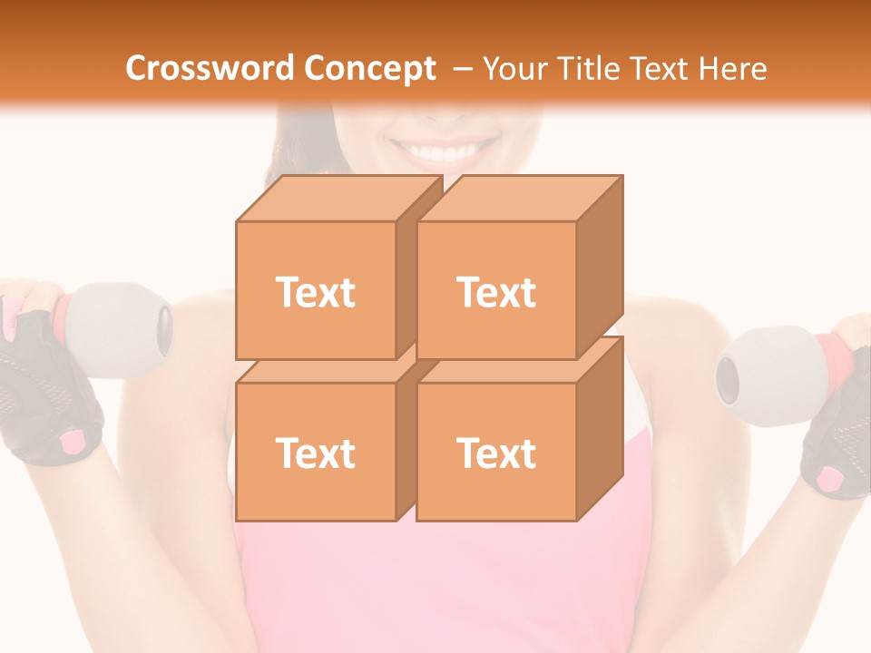 Shape Sporty Female PowerPoint Template