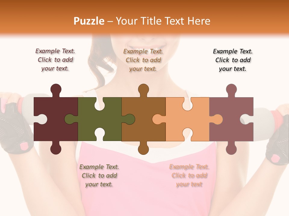 Shape Sporty Female PowerPoint Template