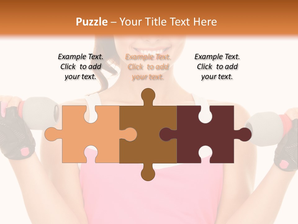 Shape Sporty Female PowerPoint Template