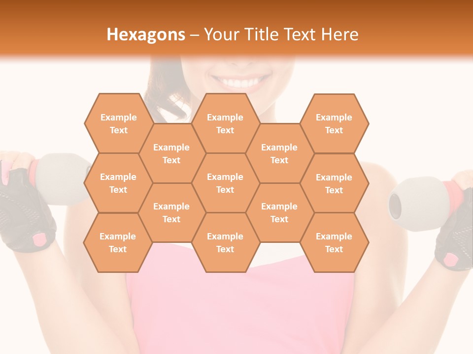 Shape Sporty Female PowerPoint Template