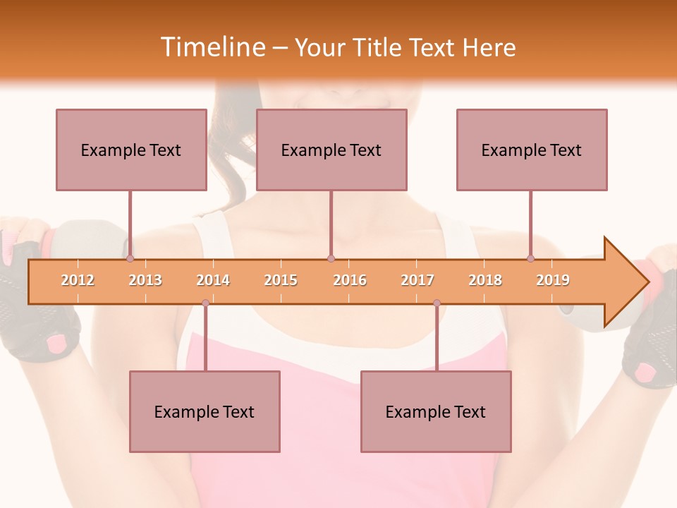 Shape Sporty Female PowerPoint Template