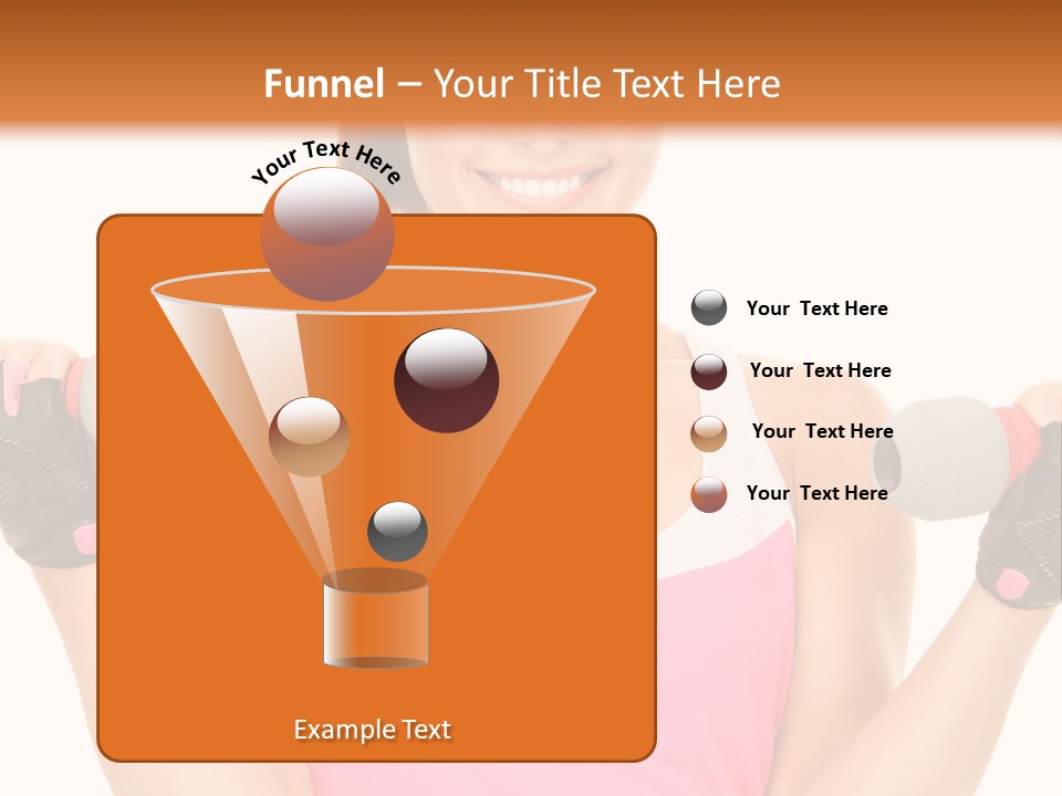 Shape Sporty Female PowerPoint Template