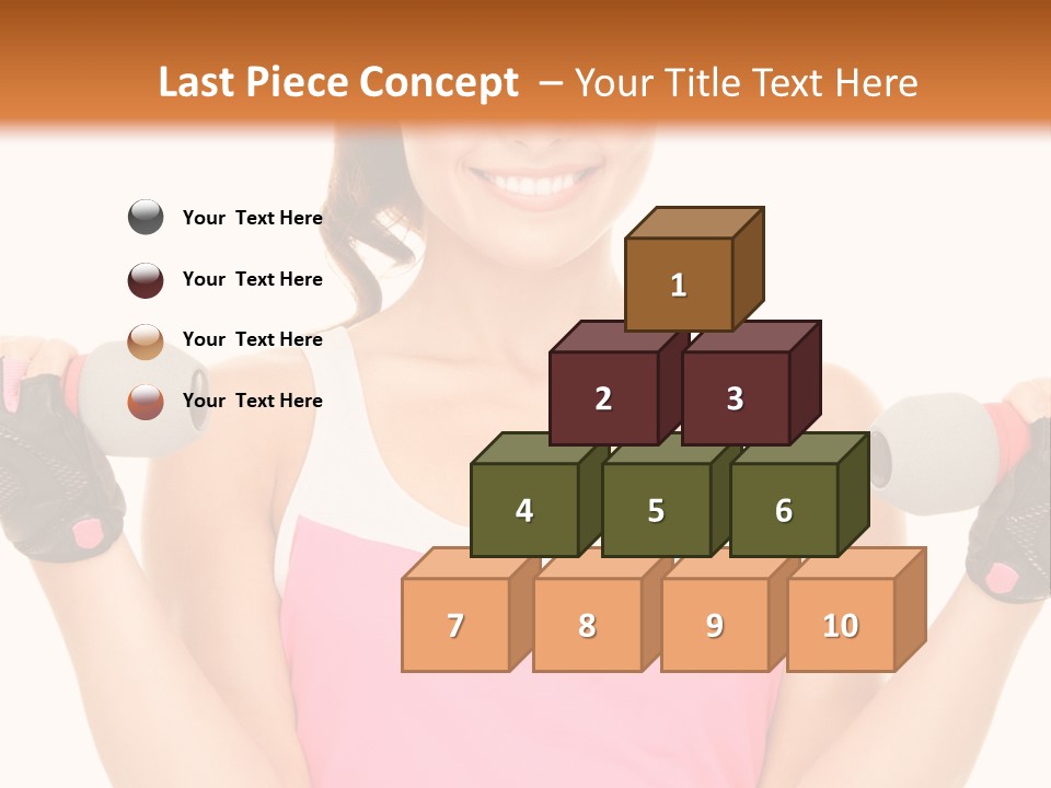 Shape Sporty Female PowerPoint Template