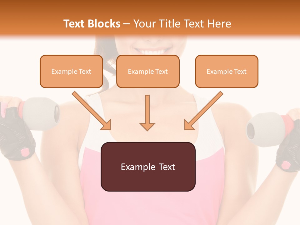 Shape Sporty Female PowerPoint Template