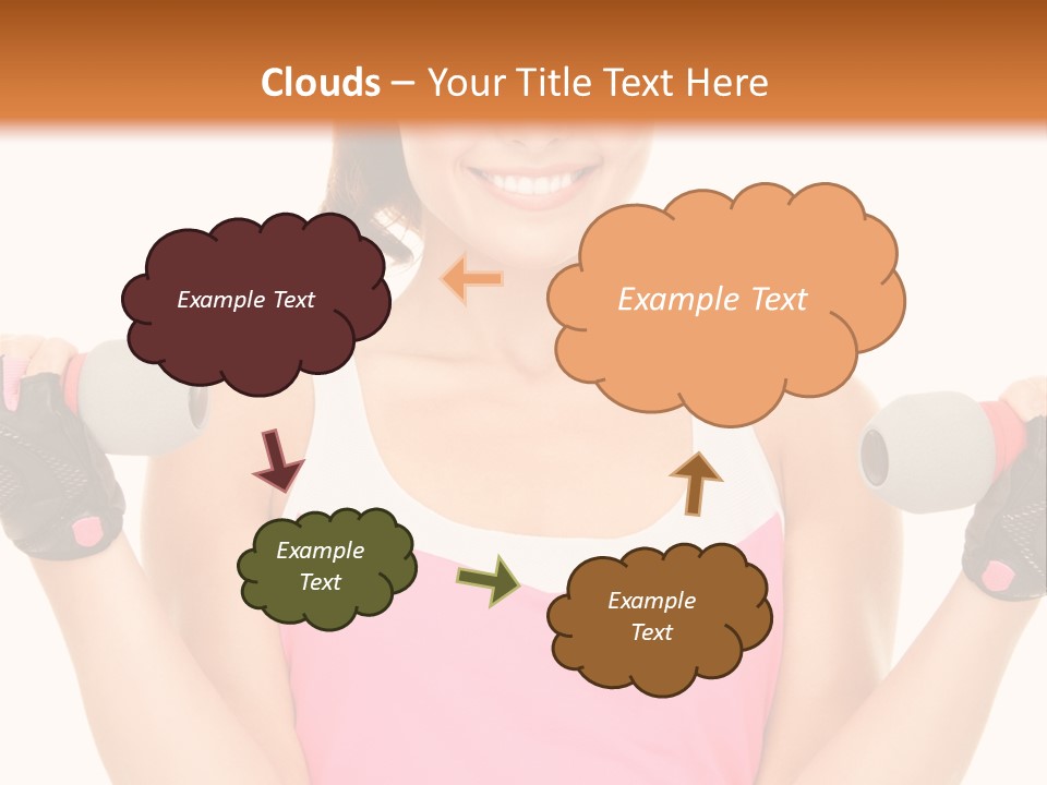 Shape Sporty Female PowerPoint Template