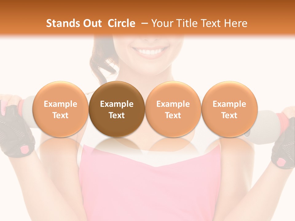 Shape Sporty Female PowerPoint Template