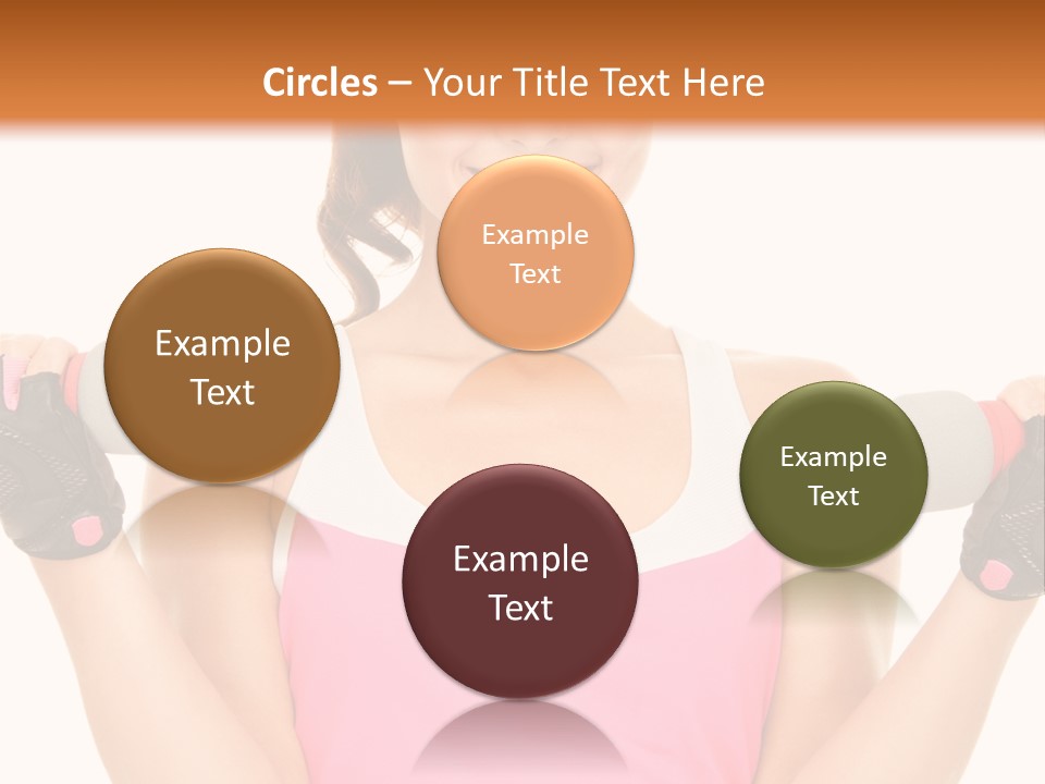 Shape Sporty Female PowerPoint Template