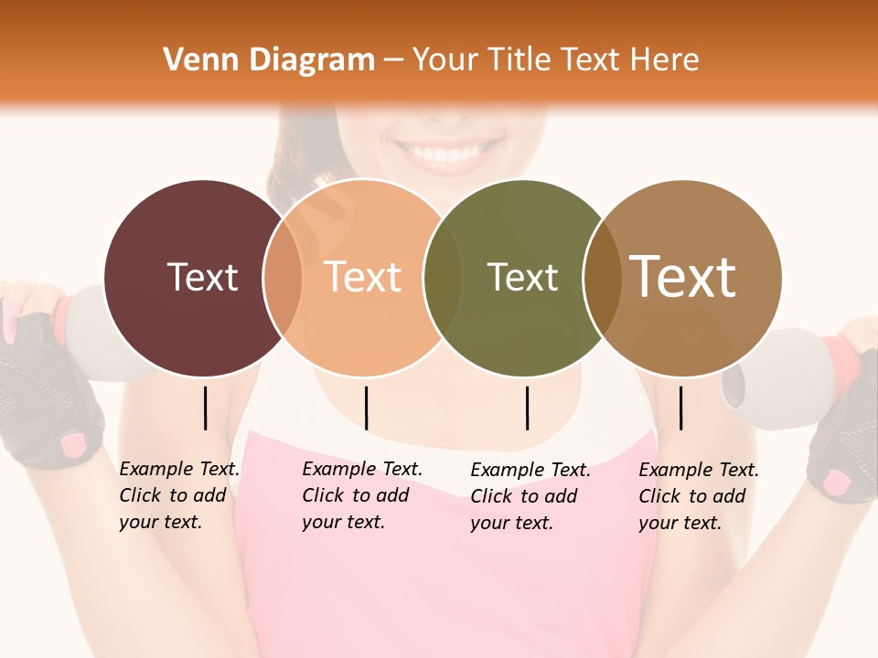 Shape Sporty Female PowerPoint Template