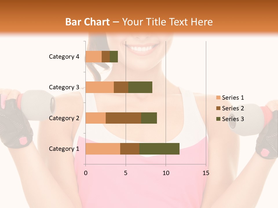 Shape Sporty Female PowerPoint Template