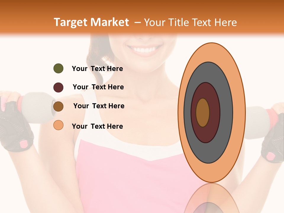 Shape Sporty Female PowerPoint Template