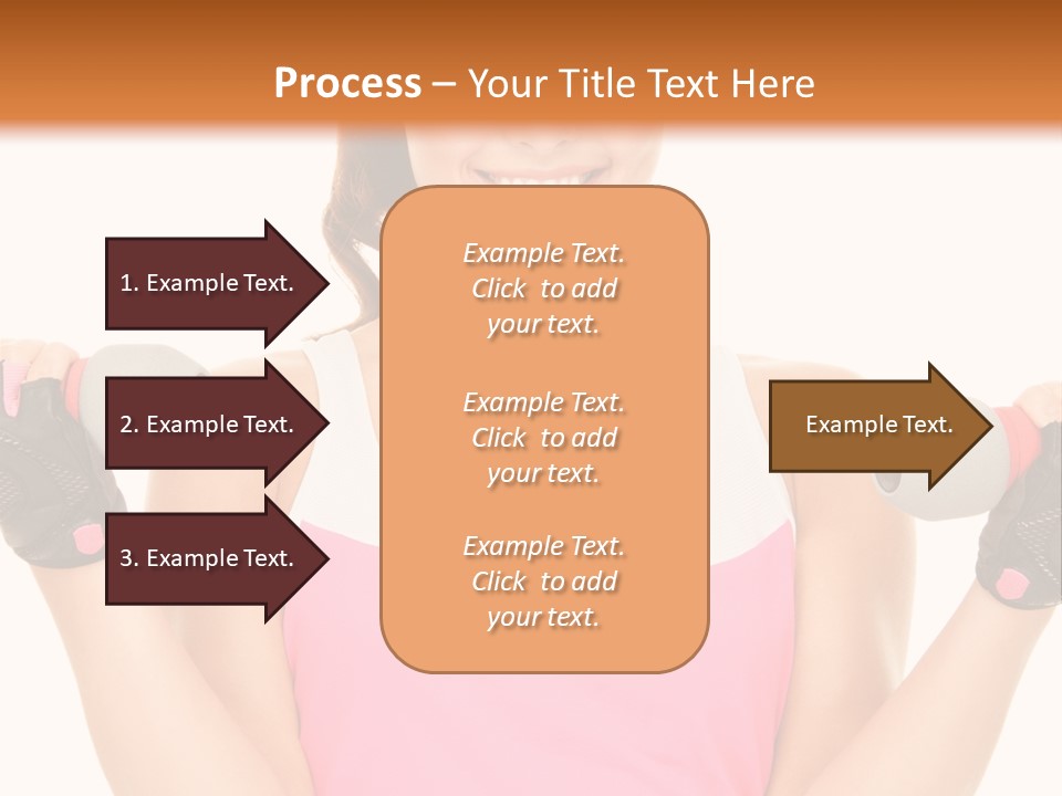 Shape Sporty Female PowerPoint Template