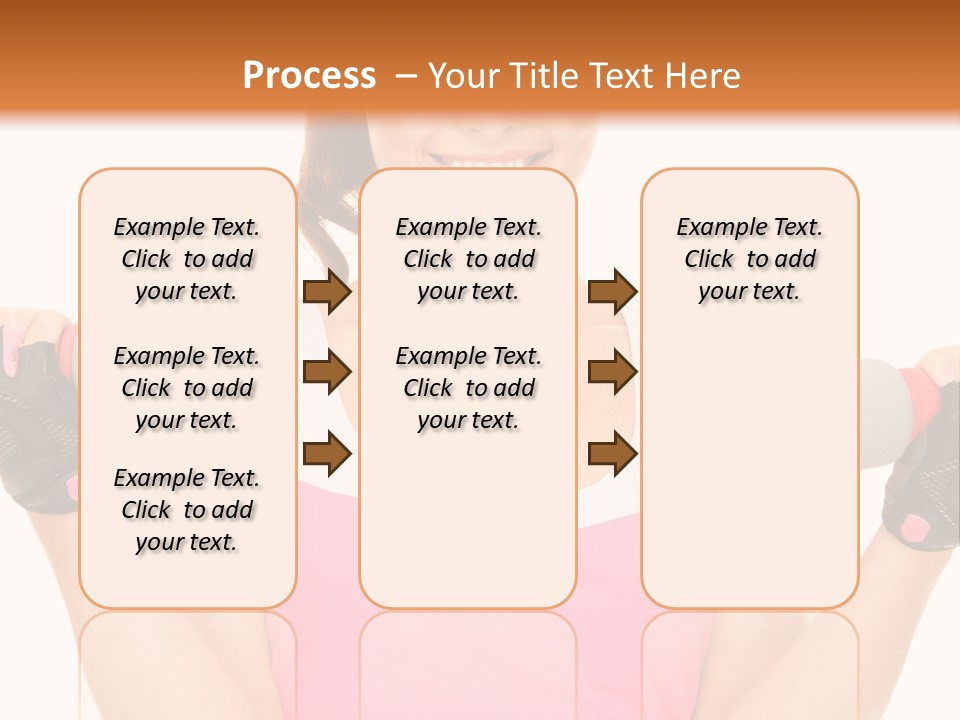 Shape Sporty Female PowerPoint Template