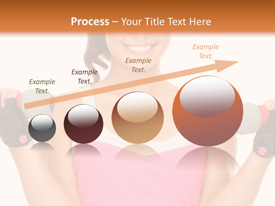 Shape Sporty Female PowerPoint Template