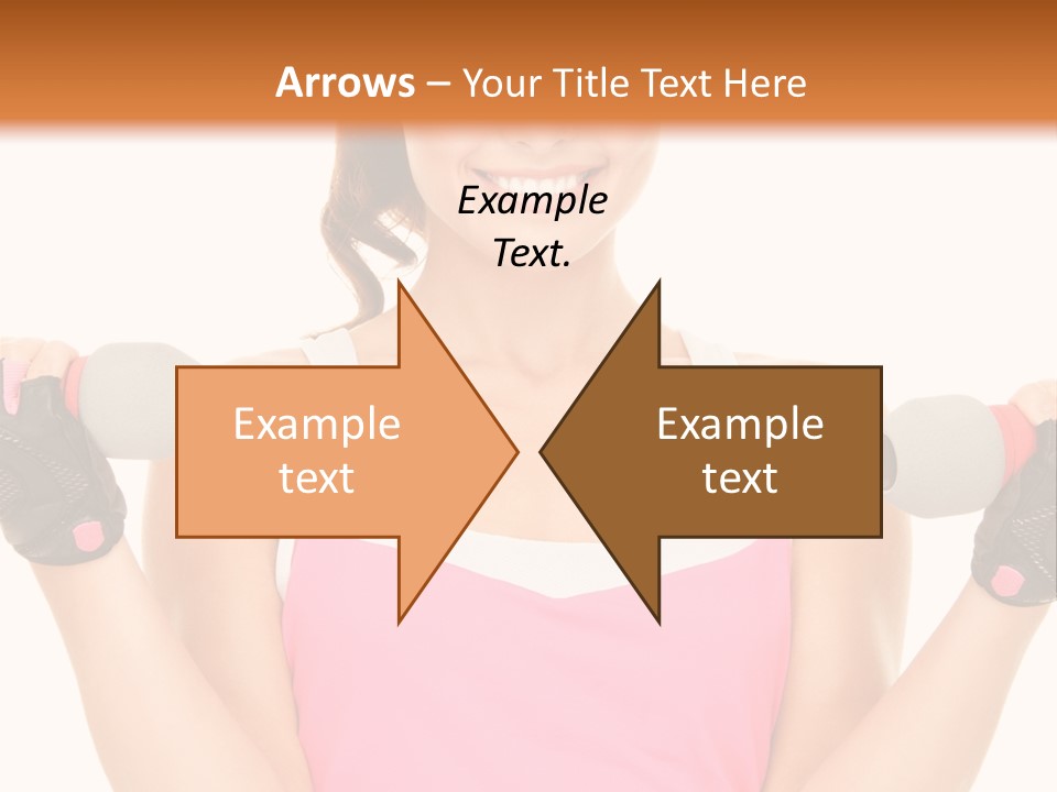 Shape Sporty Female PowerPoint Template