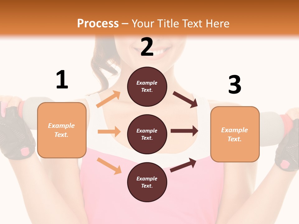 Shape Sporty Female PowerPoint Template