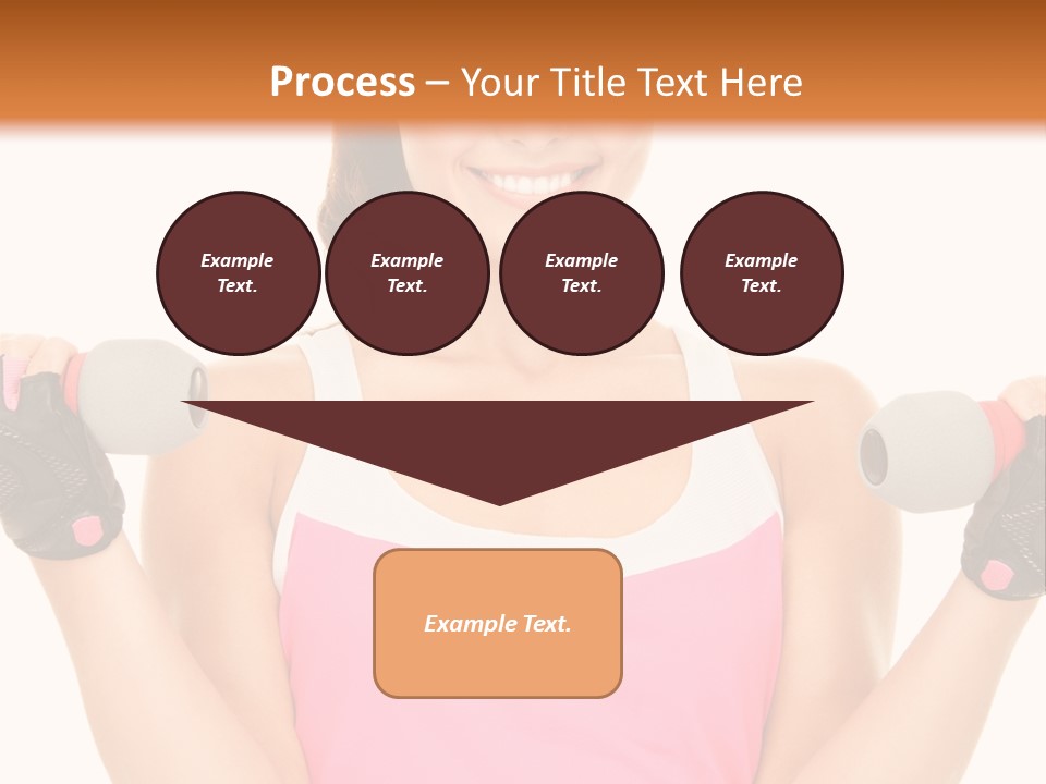 Shape Sporty Female PowerPoint Template