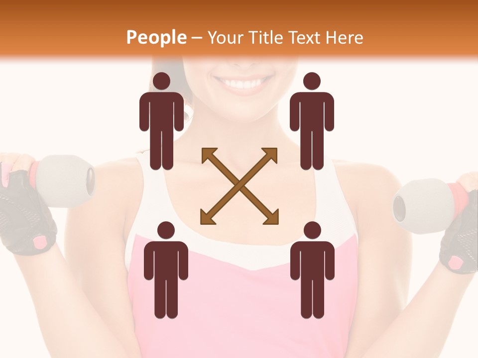 Shape Sporty Female PowerPoint Template