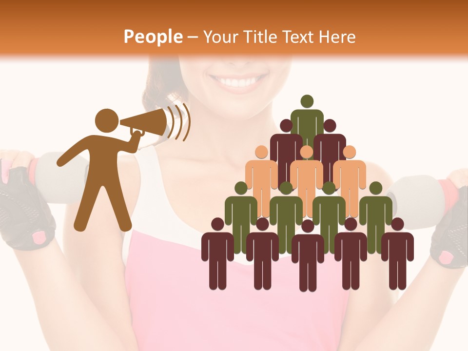 Shape Sporty Female PowerPoint Template