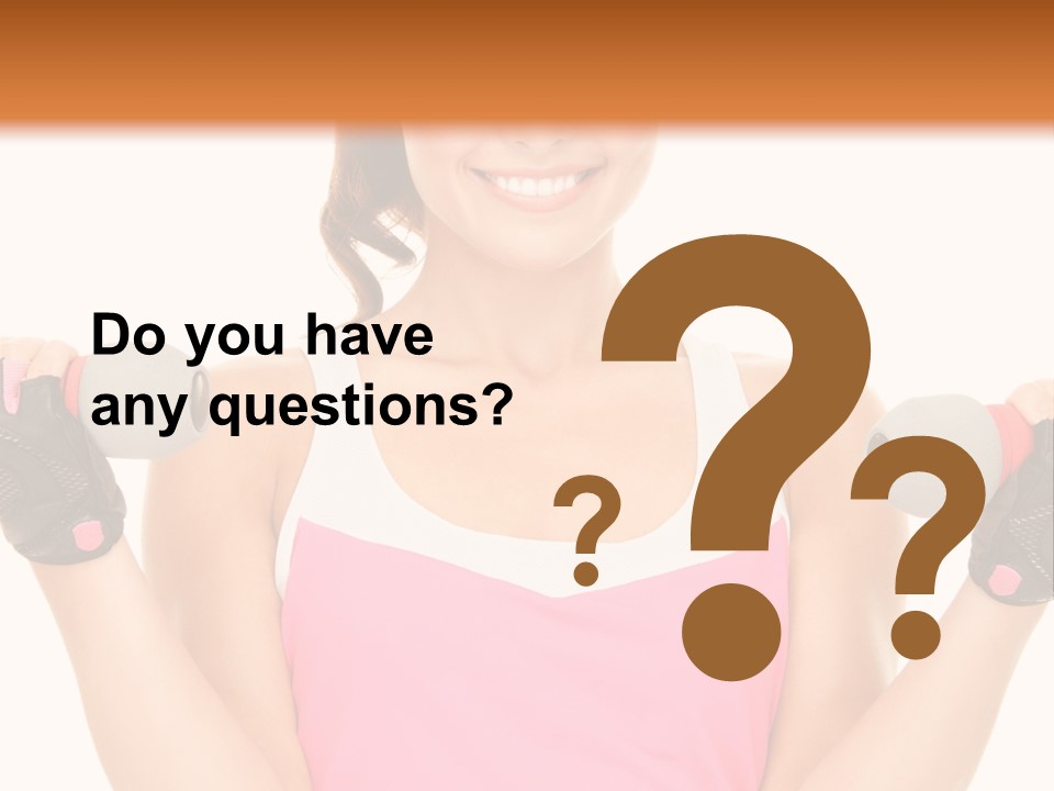 Shape Sporty Female PowerPoint Template