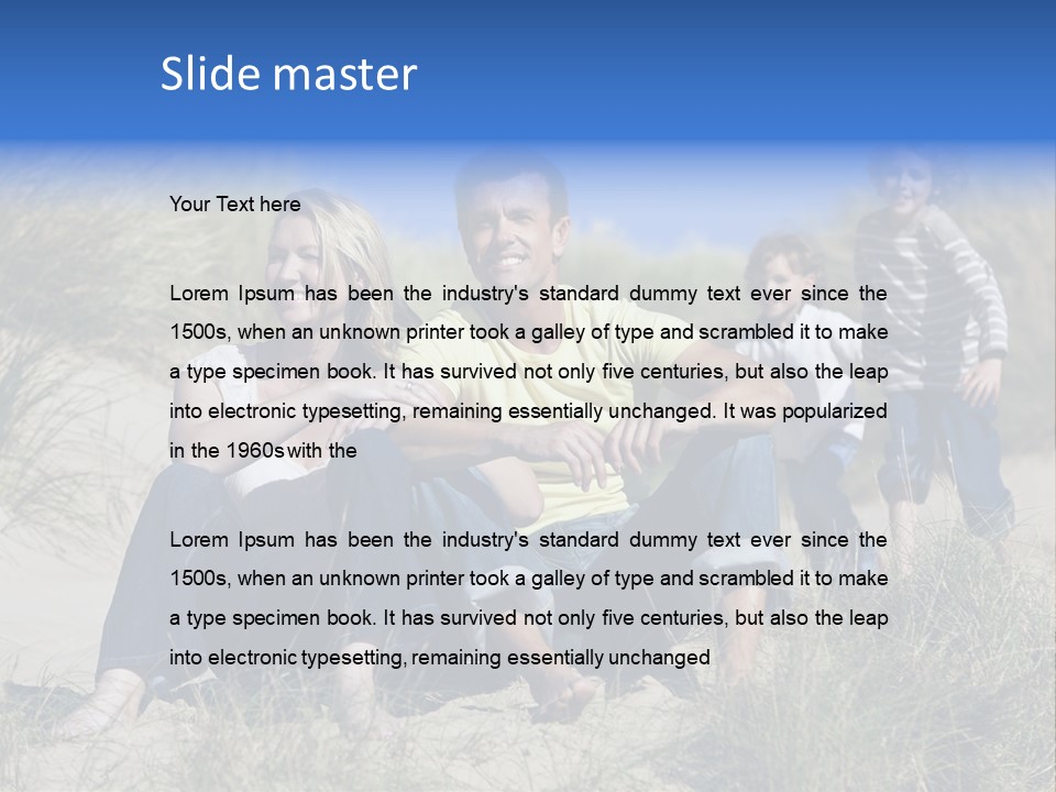 Son People Male PowerPoint Template