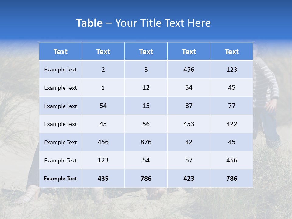 Son People Male PowerPoint Template